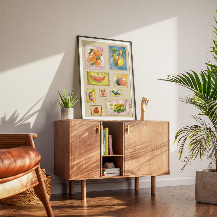 Fruit Postage Stamps