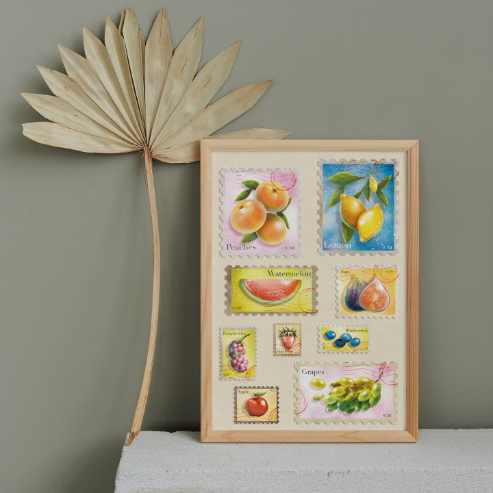 Fruit Postage Stamps