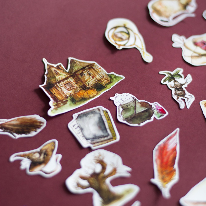 Magical sticker set (21 pieces)