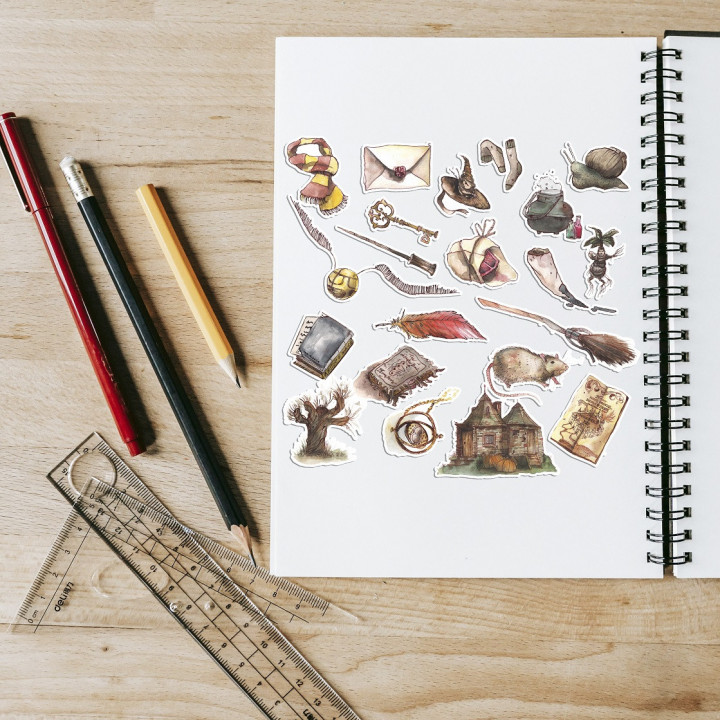 Magical sticker set (21 pieces)