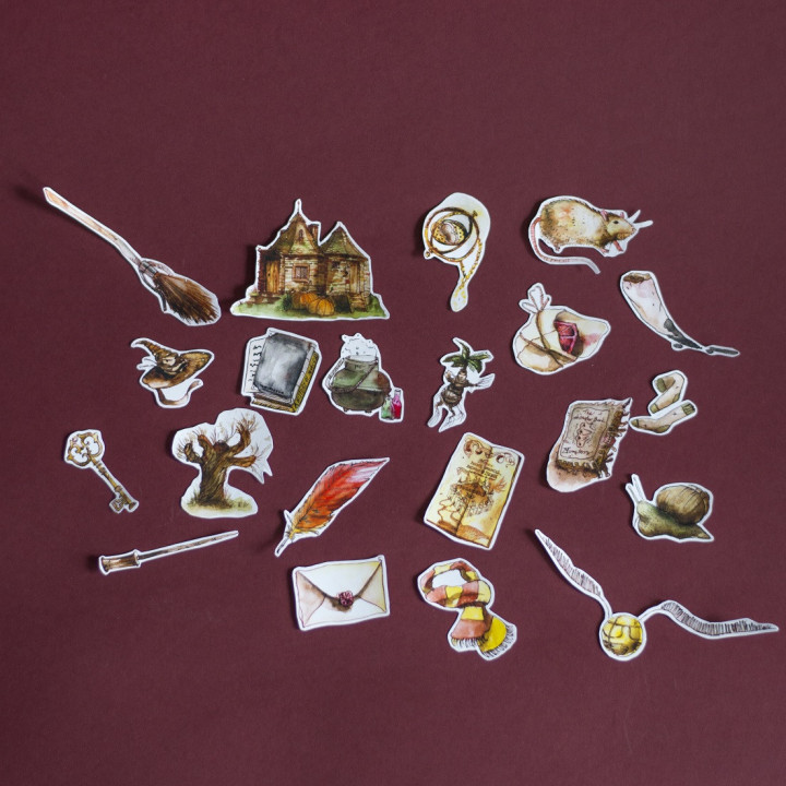 Magical sticker set (21 pieces)
