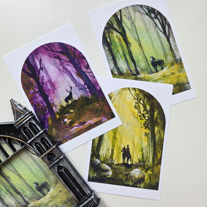 Medieval Collection Postcards